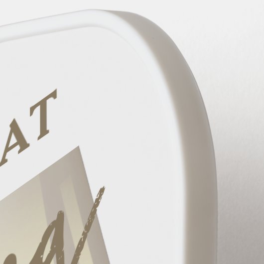 Funny, dachte ich, du sagtest Trinken Übung Wein Pickleball Schläger (Linke Seite)