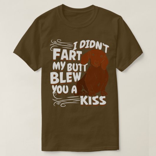 Funny Dackel Dog Lover Geschenk T-Shirt (Design vorne)