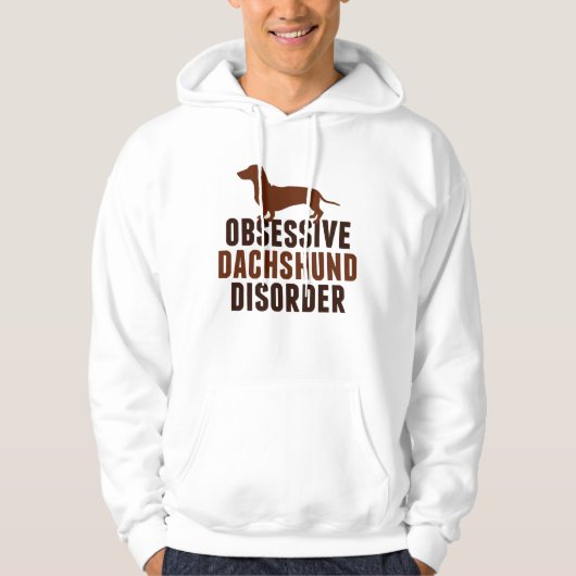 Funny Dackel Dog Lover Hoodie (Vorderseite)