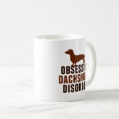 Funny Dackel Dog Lover Kaffeetasse (VorderseiteRechts)