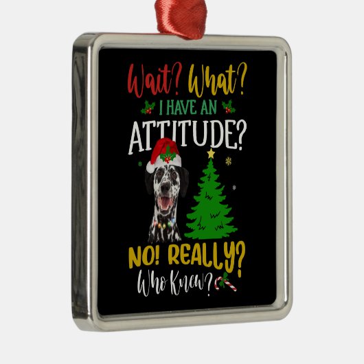 Funny Dackel Dog Ornament Aus Metall (Rechts)