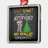 Funny Dackel Dog Ornament Aus Metall (Links)