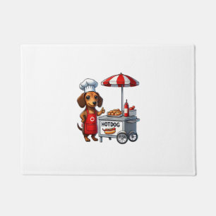 Funny Dackel Dog Weiner Sausage Hotdog Sandwich Fußmatte