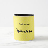 Funny Dackel Duck Coffee Tasse
