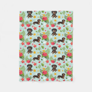 Funny Dackel Gift Fleecedecke