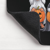 Funny Dackel Halloween Pumpkin Würstchen Dog Skele Mousepad (Ecke)