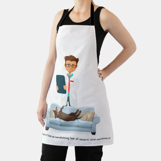 Funny Dackel Hund All-over Print-Schürze Schürze (InSitu)