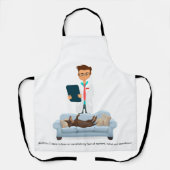 Funny Dackel Hund All-over Print-Schürze Schürze (Vorderseite)