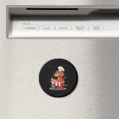 Funny Dackel Hund Hotdog Sandwich Würstchen Wurst Magnet (In Situ (Geschirrspüler))