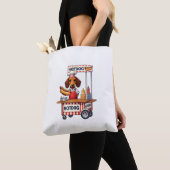 Funny Dackel Hund Hotdog Sandwich Würstchen Wurst Tasche (Von Nahem)