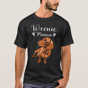 Funny Dackel Mama Würstchen Mama für Hund Lover We T-Shirt