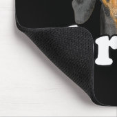 Funny Dackel Meme Sprichwort Bruh Funny Dog Sarcas Mousepad (Ecke)