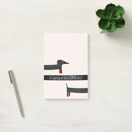 Funny Dackel Post-it Klebezettel (Büro)