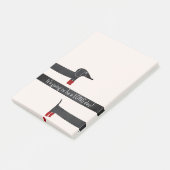 Funny Dackel Post-it Klebezettel (angewinkelt)