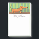 Funny Dackel Post-It-Notes Post-it Klebezettel<br><div class="desc">Alberne kleine Dackel Design.</div>