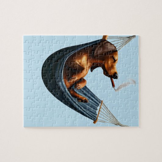 Funny Dackel Puzzle (Horizontal)