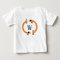 Funny Dackel Sausage Dog Monogramm