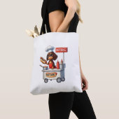Funny Dackel Sausage Dog Würstchen Hotdog Sandwich Tasche (Von Nahem)