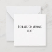 Funny Dackel Sausage Hund Benutzerdefinierter Text Mitteilungskarte (Rückseite)