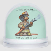 Funny Dackel Schneekugeln (Vorderseite)