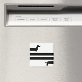 Funny Dackel Silhouette Magnet (In Situ (Geschirrspüler))