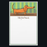 Funny Dackel Stationery Briefpapier<br><div class="desc">Niedliche Dackel.</div>