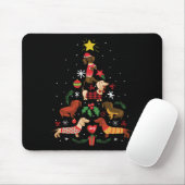 Funny Dackel Weihnachtsbaum Mousepad (Mit Mouse)