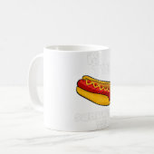 Funny Dackel Weiner HotDog Kaffeetasse (Vorderseite Links)