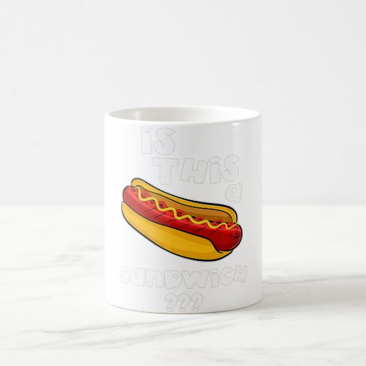 Funny Dackel Weiner HotDog Kaffeetasse (Mittel)