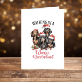 Funny Dackeln Hunde Weihnachten Happy Holidays