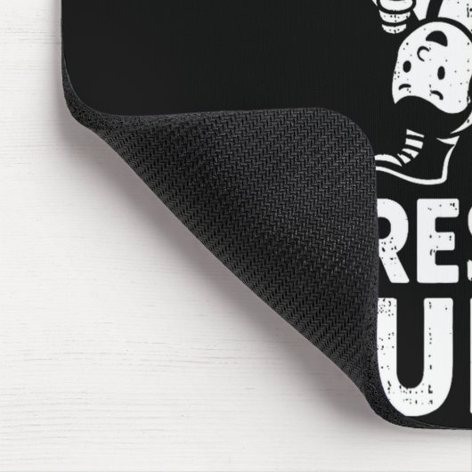 Funny Dad And Son Daughter Kids Wrestling Wrestler Mousepad (Ecke)