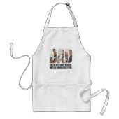 Funny Dad Apron – Chief of Jokes & Snack Holder Schürze (Vorne)