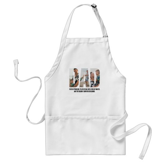 Funny Dad Apron Gift for Dad Schürze (Vorne)