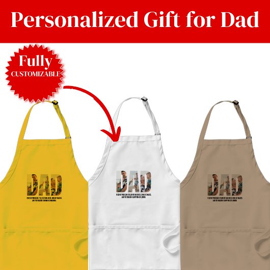 Funny Dad Apron Gift for Dad Schürze