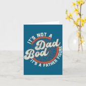 Funny Dad Bod Father Figure Quote Gift Karte (Gelbe Blume)