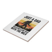 Funny Dad Came Back With the Milk Vintage Shirt_1 Fliese (Seite)