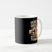 Funny Dad Father's Day Retro Dear Dad Great Job Th Kaffeetasse (VorderseiteRechts)