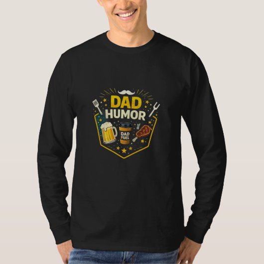 Funny Dad Humor Graphic – Cool Dad BBQ Beer Coffee T-Shirt (Vorderseite)