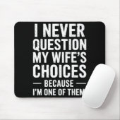 Funny Dad Joke Quote For Husband Fathers Day Tee Mousepad (Mit Mouse)