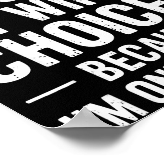 Funny Dad Joke Quote For Husband Fathers Day Tee Poster (Ecke)