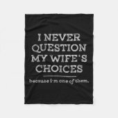 Funny Dad Joke Quote Gif For Husband Father From W Fleecedecke (Vorderseite)