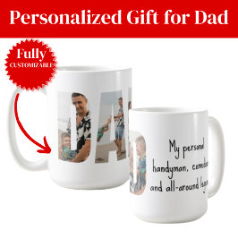 Funny Dad Mug – Handyman, Comedian & Legend Kaffeetasse