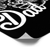 Funny Dad Of Four Toddler Kids Fathers Day Fist Bu Poster (Ecke)