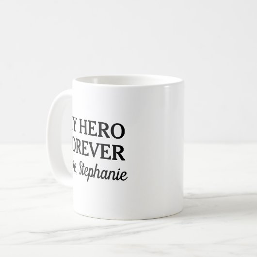Funny Dad Tastic @50 Hero Forever 50th Birthday Kaffeetasse (Vorderseite Links)
