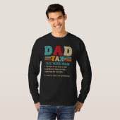 Funny Dad Tax Definition Apparel, Funny Fathers Da T-Shirt (Vorne ganz)