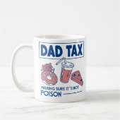 Funny Dad Tax Mug – Father’s Day Kaffeetasse (Links)