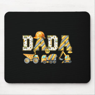 Funny Dada Baubagger Kinder passen Fa Mousepad