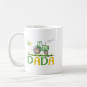 Funny Dada Birthday Boy Tractor Farm Truck Matchin Kaffeetasse (Links)