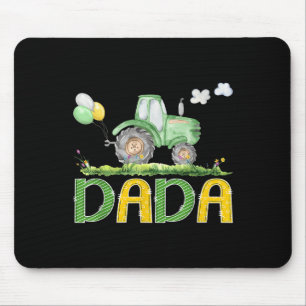Funny Dada Birthday Boy Tractor Farm Truck Matchin Mousepad