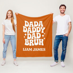 Funny Dada Daddy Vater Bruh Fathers Tagesgeschenk  Fleecedecke
